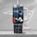 NFL New England Patriots Mickey Mouse Custom Stanley Quencher 30oz-40oz Stainless Steel Tumbler Hot And Cold Tumbler