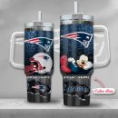 New England Patriots NFL Custom Stanley Quencher 30oz-40oz Stainless Steel Tumbler Hot And Cold Tumbler