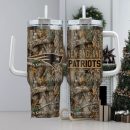 New England Patriots NFL Custom Stanley Quencher 30oz-40oz Stainless Steel Tumbler Hot And Cold Tumbler
