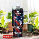 New England Patriots NFL Custom Stanley Quencher 30oz-40oz Stainless Steel Tumbler Hot And Cold Tumbler