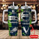 Seattle Seahawks NFL Custom Stanley Quencher 30oz-40oz Stainless Steel Tumbler Hot And Cold Tumbler
