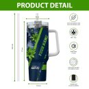 Seattle Seahawks NFL Custom Stanley Quencher 30oz-40oz Stainless Steel Tumbler Hot And Cold Tumbler
