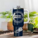 Seattle Seahawks NFL Custom Stanley Quencher 30oz-40oz Stainless Steel Tumbler Hot And Cold Tumbler