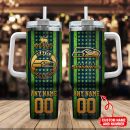 Seattle Seahawks NFL Golden Logos US Flag Custom Stanley Quencher 30oz-40oz Stainless Steel Tumbler Hot And Cold Tumbler
