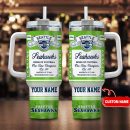 Seattle Seahawks NFL Kings of Football Custom Stanley Quencher 30oz-40oz Stainless Steel Tumbler Hot And Cold Tumbler