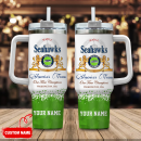 Seattle Seahawks NFL Champions Modelo Custom Stanley Quencher 30oz-40oz Stainless Steel Tumbler Hot And Cold Tumbler