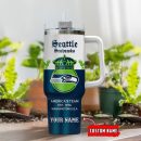 Seattle Seahawks NFL Corona Extra Custom Stanley Quencher 30oz-40oz Stainless Steel Tumbler Hot And Cold Tumbler