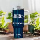 Seattle Seahawks NFL Laser Engraved Effect Custom Stanley Quencher 30oz-40oz Stainless Steel Tumbler Hot And Cold Tumbler