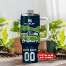 Seattle Seahawks NFL Custom Stanley Quencher 30oz-40oz Stainless Steel Tumbler Hot And Cold Tumbler
