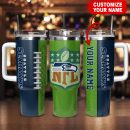 Seattle Seahawks NFL Custom Stanley Quencher 30oz-40oz Stainless Steel Tumbler Hot And Cold Tumbler