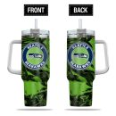 Seattle Seahawks NFL Custom Stanley Quencher 30oz-40oz Stainless Steel Tumbler Hot And Cold Tumbler