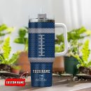 Seattle Seahawks NFL Crystal Custom Stanley Quencher 30oz-40oz Stainless Steel Tumbler Hot And Cold Tumbler