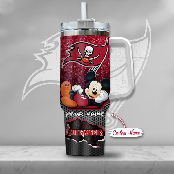 Tampa Bay Buccaneers NFL Custom Stanley Quencher 30oz-40oz Stainless Steel Tumbler Hot And Cold Tumbler - Image 2