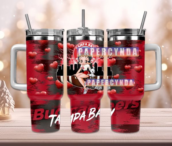 Tampa Bay Buccaneers Custom Stanley Quencher 30oz-40oz Stainless Steel Tumbler Hot And Cold Tumbler