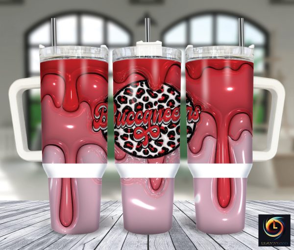 Tampa Bay Buccaneers NFL Custom Stanley Quencher 30oz-40oz Stainless Steel Tumbler Hot And Cold Tumbler