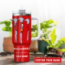 Tampa Bay Buccaneers NFL Energy Nutrition Facts Custom Stanley Quencher 30oz-40oz Stainless Steel Tumbler Hot And Cold Tumbler