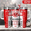 Tampa Bay Buccaneers NFL Kings Of Football Custom Stanley Quencher 30oz-40oz Stainless Steel Tumbler Hot And Cold Tumbler