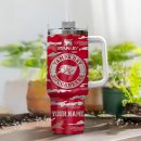 Tampa Bay Buccaneers NFL Camo Pattern Custom Stanley Quencher 30oz-40oz Stainless Steel Tumbler Hot And Cold Tumbler