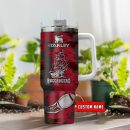 Tampa Bay Buccaneers NFL Custom Stanley Quencher 30oz-40oz Stainless Steel Tumbler Hot And Cold Tumbler