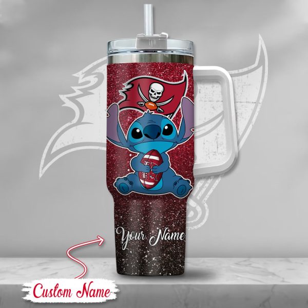 Tampa Bay Buccaneers NFL Custom Stanley Quencher 30oz-40oz Stainless Steel Tumbler Hot And Cold Tumbler - Image 2