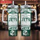 New York Jets NFL Custom Stanley Quencher 30oz-40oz Stainless Steel Tumbler Hot And Cold Tumbler