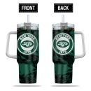 New York Jets NFL Custom Stanley Quencher 30oz-40oz Stainless Steel Tumbler Hot And Cold Tumbler