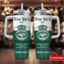New York Jets NFL Corona Extra Custom Stanley Quencher 30oz-40oz Stainless Steel Tumbler Hot And Cold Tumbler