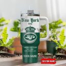 New York Jets NFL Corona Extra Custom Stanley Quencher 30oz-40oz Stainless Steel Tumbler Hot And Cold Tumbler