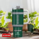 New York Jets NFL Crystal Custom Stanley Quencher 30oz-40oz Stainless Steel Tumbler Hot And Cold Tumbler