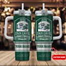 New York Jets NFL Fan Cave Custom Stanley Quencher 30oz-40oz Stainless Steel Tumbler Hot And Cold Tumbler