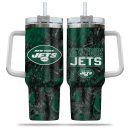 New York Jets NFL Hunting Custom Stanley Quencher 30oz-40oz Stainless Steel Tumbler Hot And Cold Tumbler