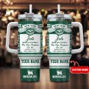 New York Jets NFL Kings Of Football Custom Stanley Quencher 30oz-40oz Stainless Steel Tumbler Hot And Cold Tumbler