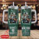 New York Jets NFL Mickey And Minnie Couple Custom Stanley Quencher 30oz-40oz Stainless Steel Tumbler Hot And Cold Tumbler
