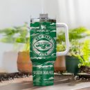 New York Jets NFL Camo Pattern Custom Stanley Quencher 30oz-40oz Stainless Steel Tumbler Hot And Cold Tumbler