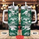 New York Jets NFL Custom Stanley Quencher 30oz-40oz Stainless Steel Tumbler Hot And Cold Tumbler