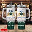 New York Jets NFL Champions Modelo Custom Stanley Quencher 30oz-40oz Stainless Steel Tumbler Hot And Cold Tumbler