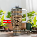 New York Jets NFL Custom Stanley Quencher 30oz-40oz Stainless Steel Tumbler Hot And Cold Tumbler