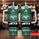 New York Jets NFL Custom Stanley Quencher 30oz-40oz Stainless Steel Tumbler Hot And Cold Tumbler