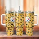 Pittsburgh Steelers NFL Custom Stanley Quencher 30oz-40oz Stainless Steel Tumbler Hot And Cold Tumbler