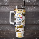 Pittsburgh Steelers NFL Custom Stanley Quencher 30oz-40oz Stainless Steel Tumbler Hot And Cold Tumbler