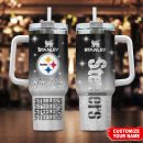 Pittsburgh Steelers NFL Custom Stanley Quencher 30oz-40oz Stainless Steel Tumbler Hot And Cold Tumbler