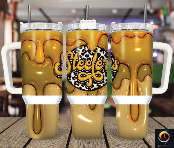 Pittsburgh Steelers NFL Custom Stanley Quencher 30oz-40oz Stainless Steel Tumbler Hot And Cold Tumbler