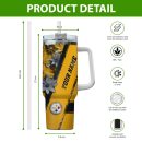 Pittsburgh Steelers NFL Custom Stanley Quencher 30oz-40oz Stainless Steel Tumbler Hot And Cold Tumbler