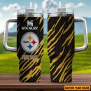 Pittsburgh Steelers NFL Custom Stanley Quencher 30oz-40oz Stainless Steel Tumbler Hot And Cold Tumbler