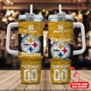 Pittsburgh Steelers NFL Custom Stanley Quencher 30oz-40oz Stainless Steel Tumbler Hot And Cold Tumbler