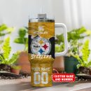 Pittsburgh Steelers NFL Custom Stanley Quencher 30oz-40oz Stainless Steel Tumbler Hot And Cold Tumbler