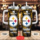 Pittsburgh Steelers NFL Custom Stanley Quencher 30oz-40oz Stainless Steel Tumbler Hot And Cold Tumbler