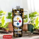 Pittsburgh Steelers NFL Custom Stanley Quencher 30oz-40oz Stainless Steel Tumbler Hot And Cold Tumbler