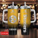 Pittsburgh Steelers NFL Custom Stanley Quencher 30oz-40oz Stainless Steel Tumbler Hot And Cold Tumbler
