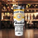 Pittsburgh Steelers NFL Kings Of Football Custom Stanley Quencher 30oz-40oz Stainless Steel Tumbler Hot And Cold Tumbler